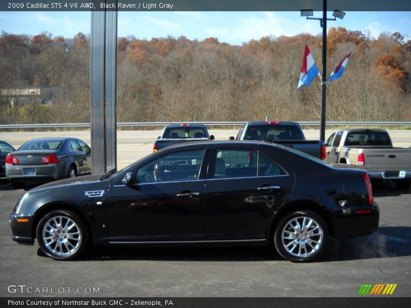 Black Raven / Light Gray 2009 Cadillac STS 4 V6 AWD