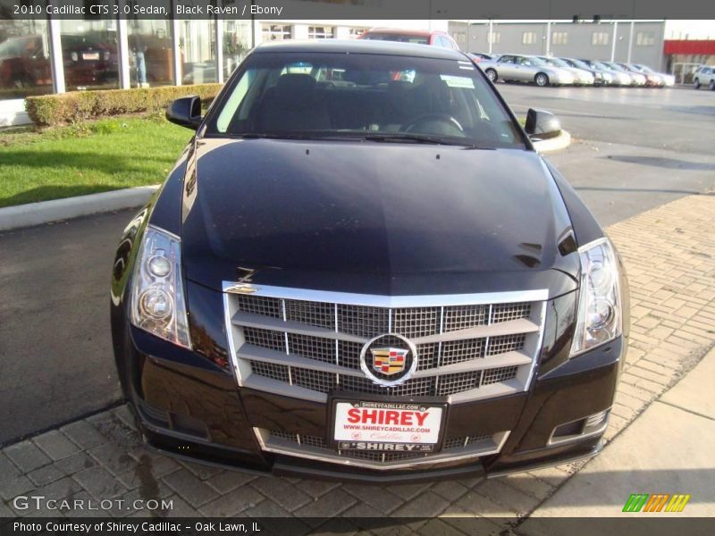 Black Raven / Ebony 2010 Cadillac CTS 3.0 Sedan