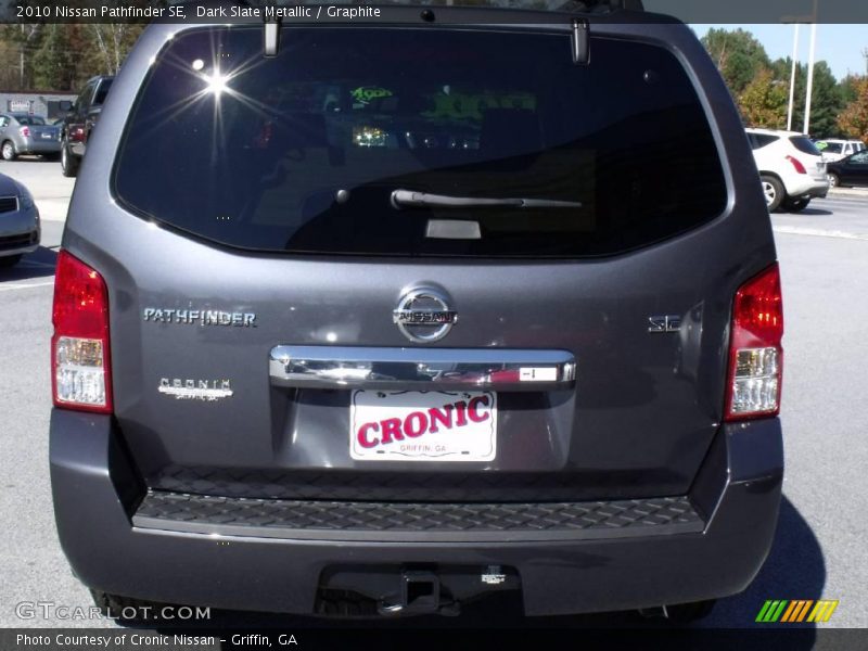 Dark Slate Metallic / Graphite 2010 Nissan Pathfinder SE