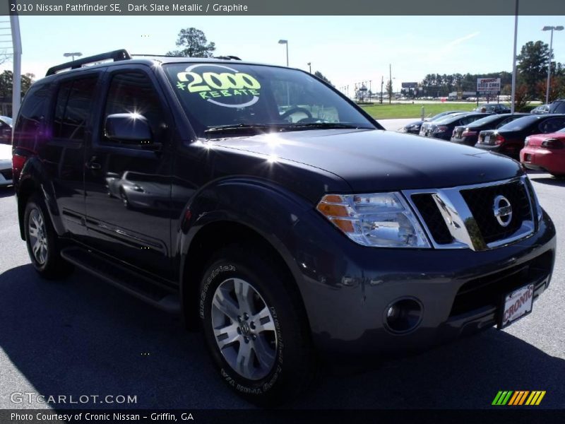Dark Slate Metallic / Graphite 2010 Nissan Pathfinder SE