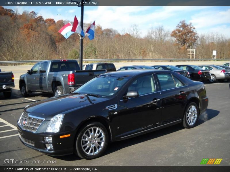 Black Raven / Light Gray 2009 Cadillac STS 4 V6 AWD