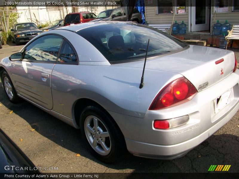 Sterling Silver Metallic / Black 2001 Mitsubishi Eclipse RS Coupe
