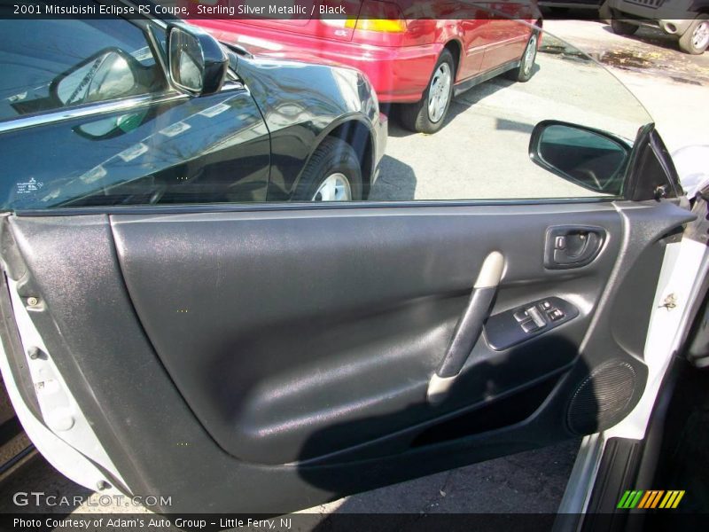 Sterling Silver Metallic / Black 2001 Mitsubishi Eclipse RS Coupe