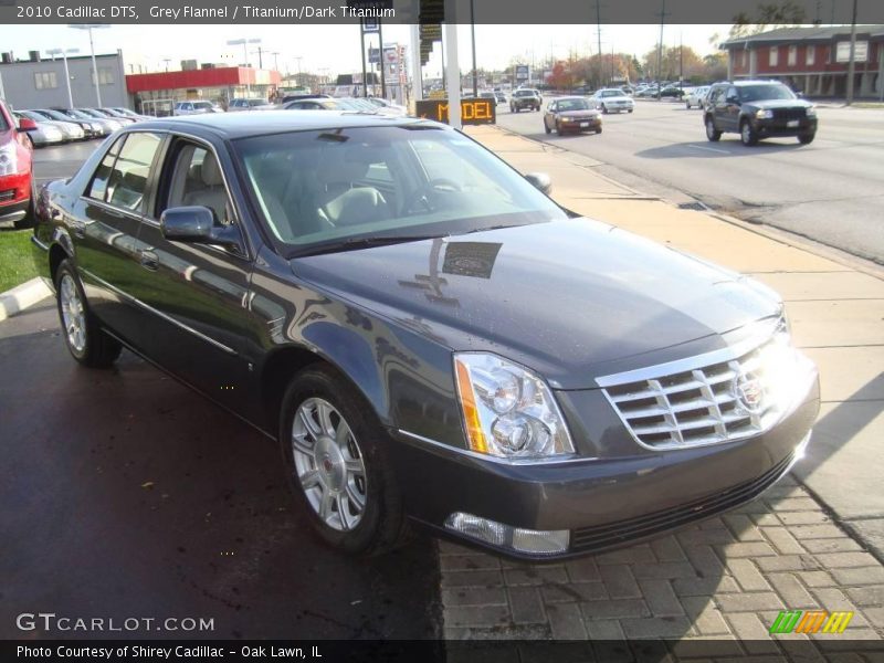 Grey Flannel / Titanium/Dark Titanium 2010 Cadillac DTS