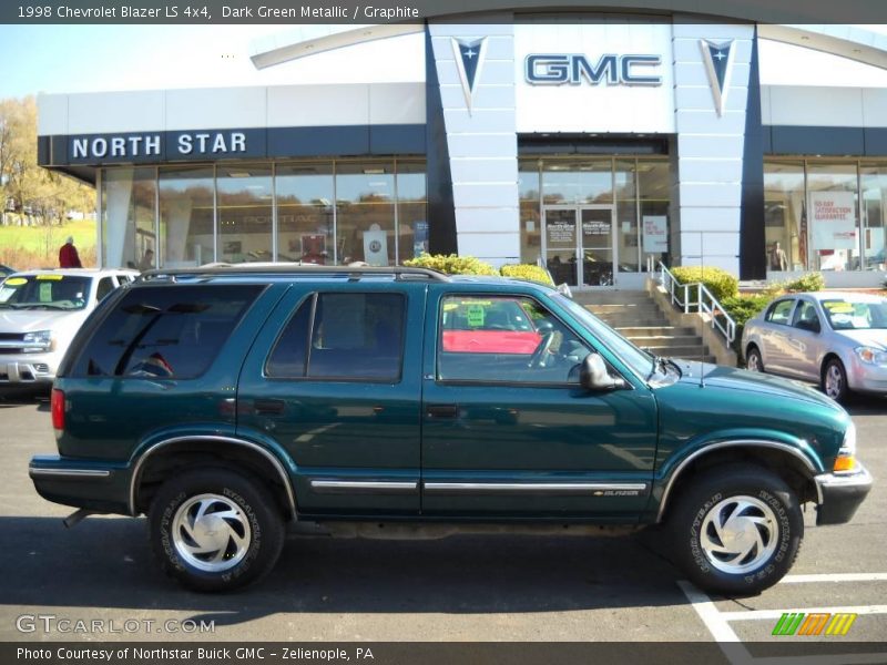 Dark Green Metallic / Graphite 1998 Chevrolet Blazer LS 4x4
