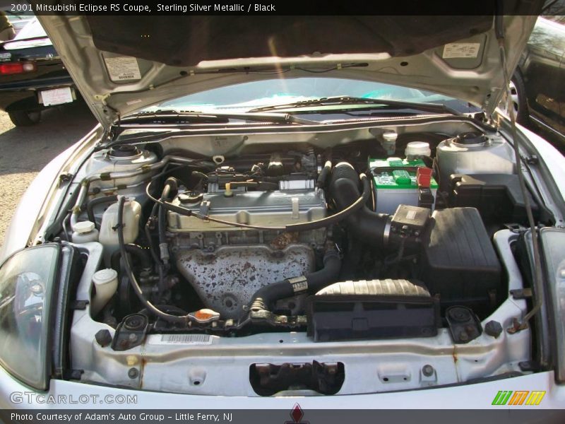 Sterling Silver Metallic / Black 2001 Mitsubishi Eclipse RS Coupe
