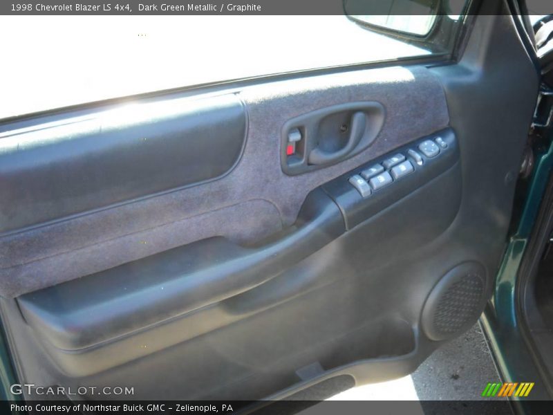 Dark Green Metallic / Graphite 1998 Chevrolet Blazer LS 4x4