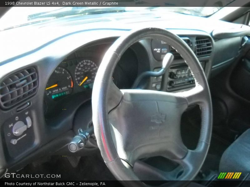 Dark Green Metallic / Graphite 1998 Chevrolet Blazer LS 4x4