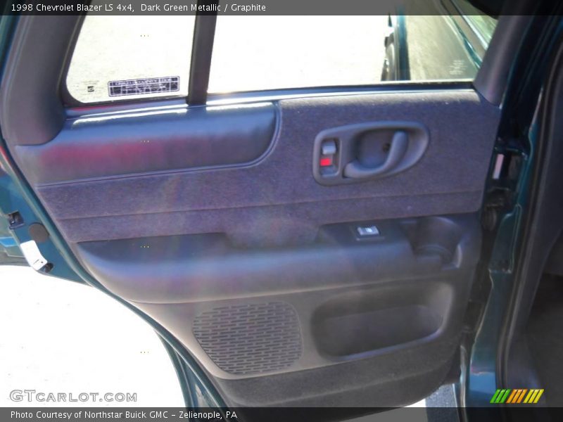 Dark Green Metallic / Graphite 1998 Chevrolet Blazer LS 4x4