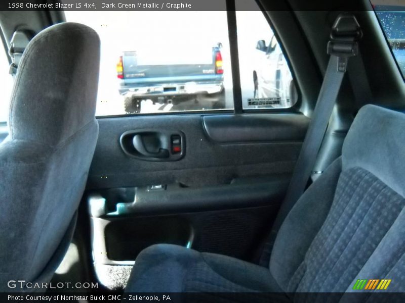 Dark Green Metallic / Graphite 1998 Chevrolet Blazer LS 4x4