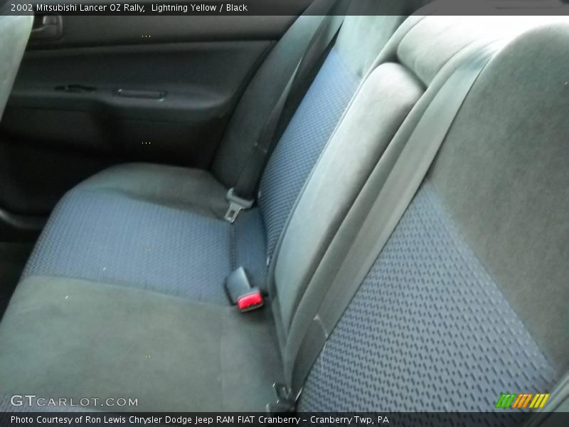 Lightning Yellow / Black 2002 Mitsubishi Lancer OZ Rally