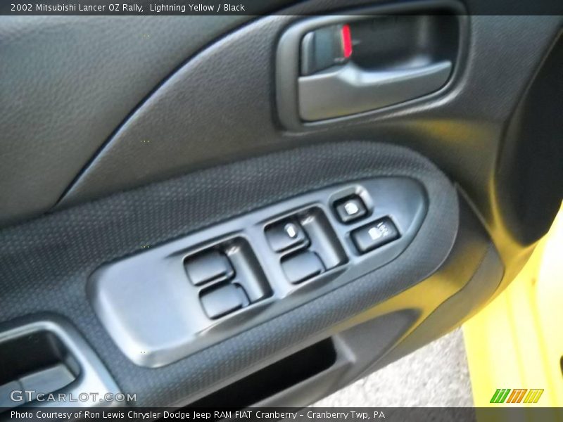 Lightning Yellow / Black 2002 Mitsubishi Lancer OZ Rally