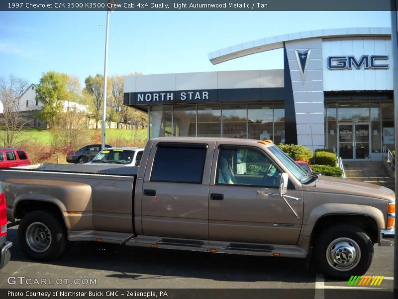 Light Autumnwood Metallic / Tan 1997 Chevrolet C/K 3500 K3500 Crew Cab 4x4 Dually