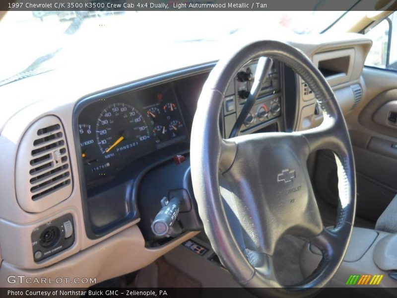 Light Autumnwood Metallic / Tan 1997 Chevrolet C/K 3500 K3500 Crew Cab 4x4 Dually
