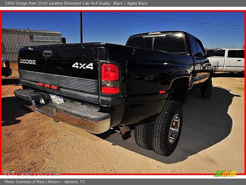 Black / Agate Black 1999 Dodge Ram 3500 Laramie Extended Cab 4x4 Dually