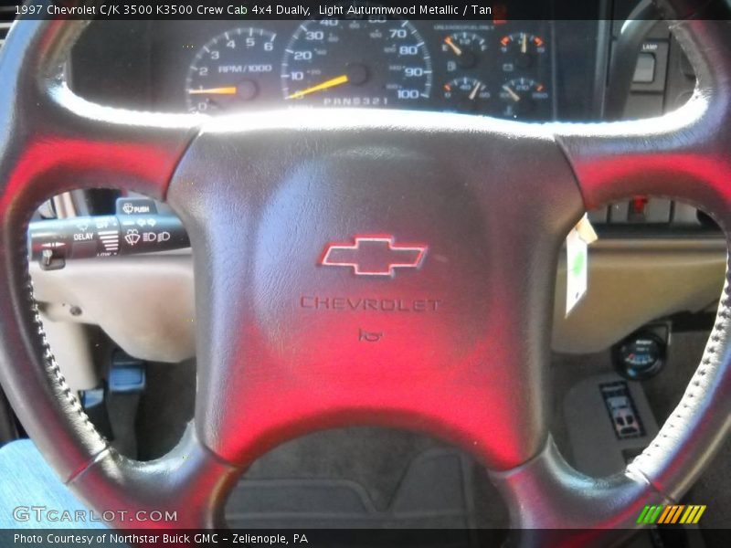 Light Autumnwood Metallic / Tan 1997 Chevrolet C/K 3500 K3500 Crew Cab 4x4 Dually