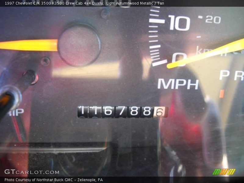 Light Autumnwood Metallic / Tan 1997 Chevrolet C/K 3500 K3500 Crew Cab 4x4 Dually