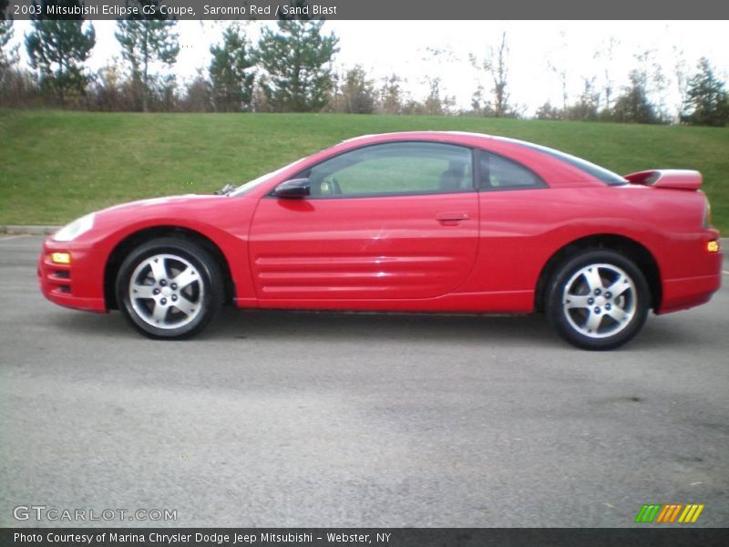 Saronno Red / Sand Blast 2003 Mitsubishi Eclipse GS Coupe