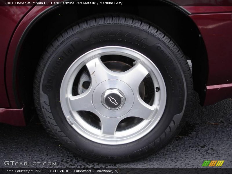 Dark Carmine Red Metallic / Medium Gray 2001 Chevrolet Impala LS