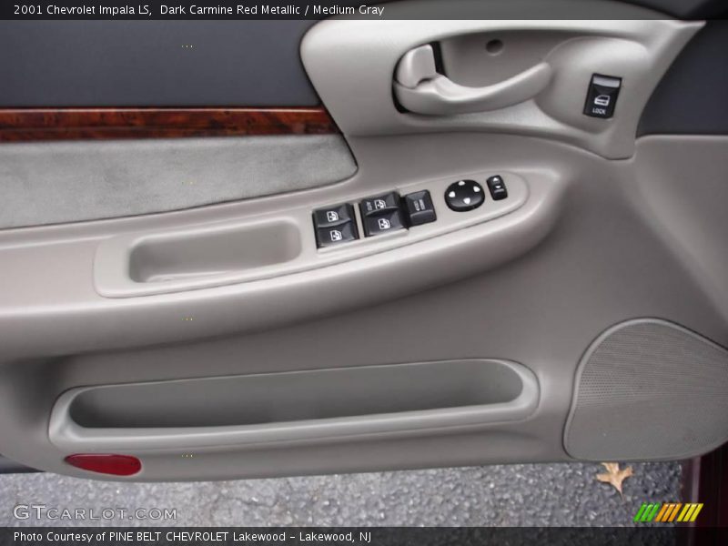 Dark Carmine Red Metallic / Medium Gray 2001 Chevrolet Impala LS