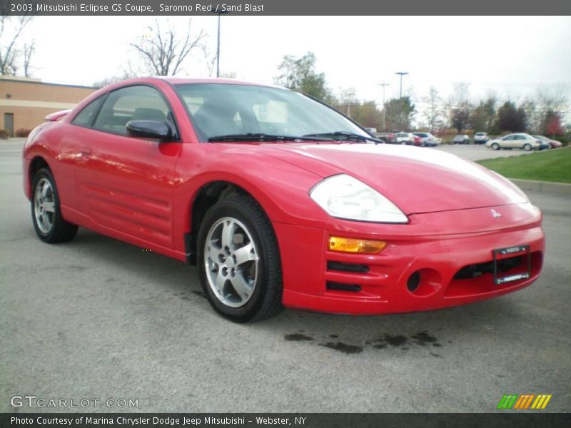 Saronno Red / Sand Blast 2003 Mitsubishi Eclipse GS Coupe