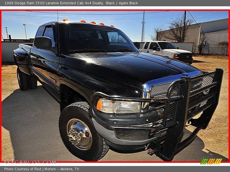 Black / Agate Black 1999 Dodge Ram 3500 Laramie Extended Cab 4x4 Dually