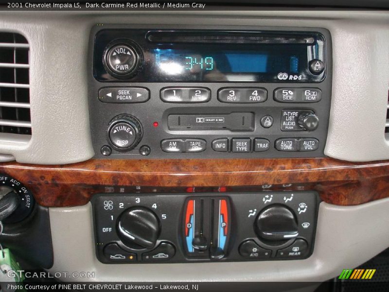 Dark Carmine Red Metallic / Medium Gray 2001 Chevrolet Impala LS