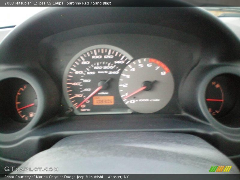 Saronno Red / Sand Blast 2003 Mitsubishi Eclipse GS Coupe
