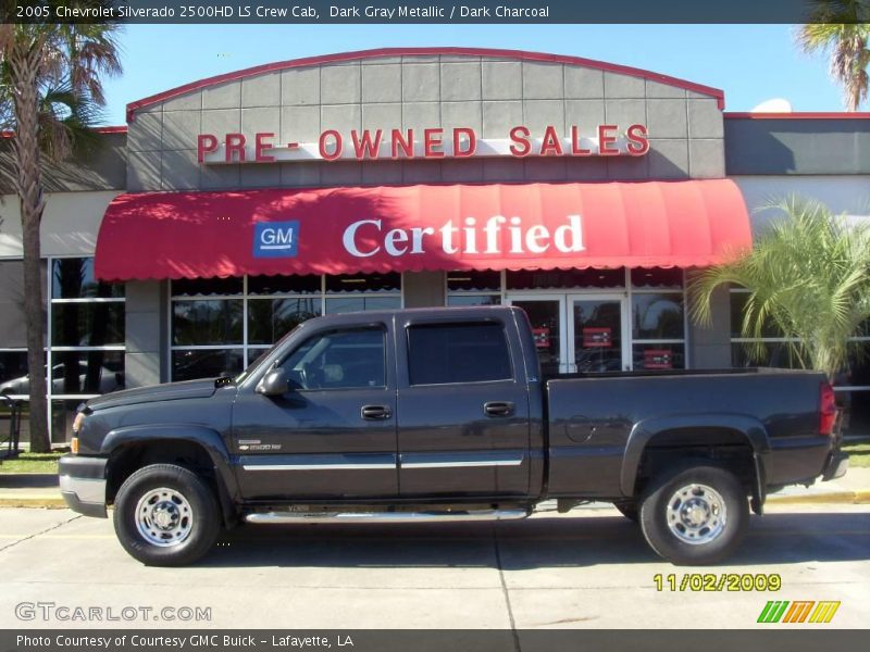 Dark Gray Metallic / Dark Charcoal 2005 Chevrolet Silverado 2500HD LS Crew Cab