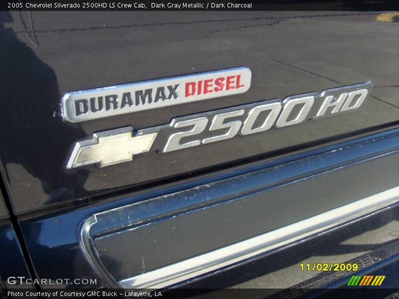 Dark Gray Metallic / Dark Charcoal 2005 Chevrolet Silverado 2500HD LS Crew Cab