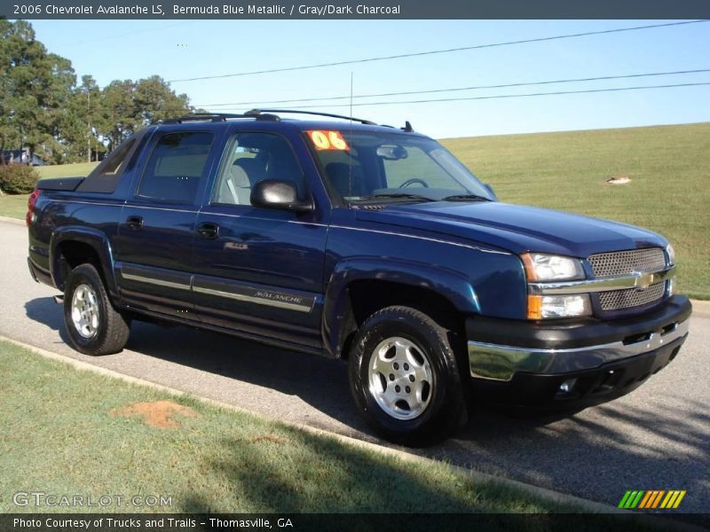 Bermuda Blue Metallic / Gray/Dark Charcoal 2006 Chevrolet Avalanche LS