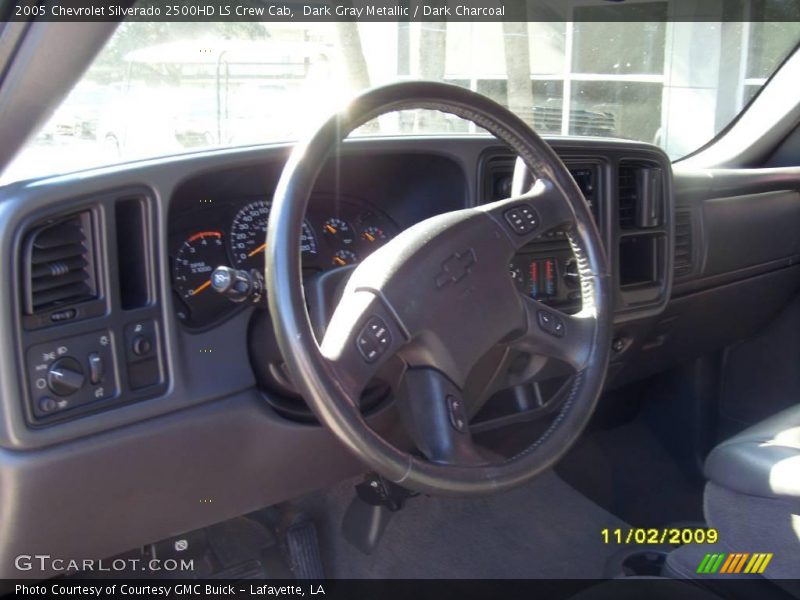 Dark Gray Metallic / Dark Charcoal 2005 Chevrolet Silverado 2500HD LS Crew Cab