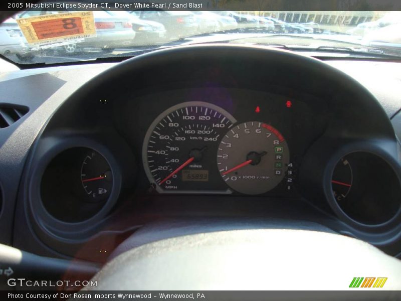 Dover White Pearl / Sand Blast 2005 Mitsubishi Eclipse Spyder GT