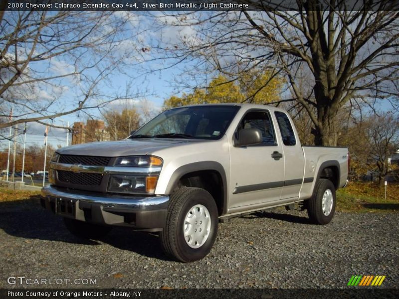 Silver Birch Metallic / Light Cashmere 2006 Chevrolet Colorado Extended Cab 4x4
