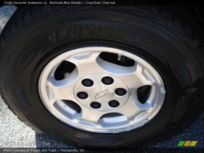 Bermuda Blue Metallic / Gray/Dark Charcoal 2006 Chevrolet Avalanche LS