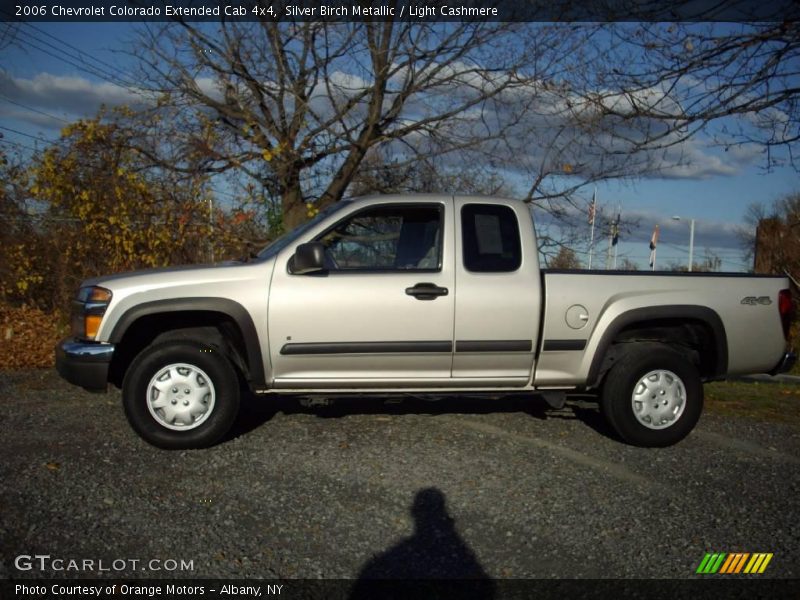 Silver Birch Metallic / Light Cashmere 2006 Chevrolet Colorado Extended Cab 4x4