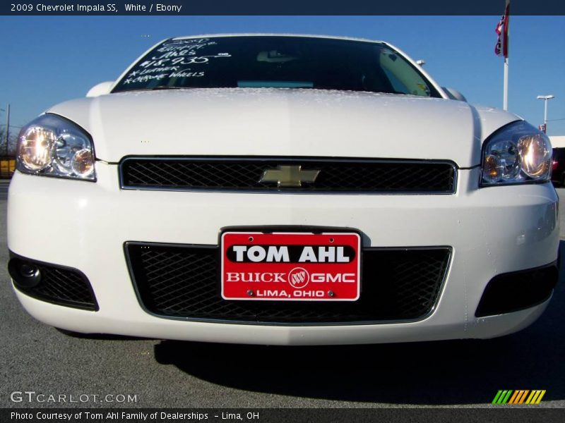White / Ebony 2009 Chevrolet Impala SS
