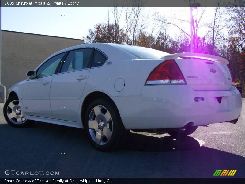 White / Ebony 2009 Chevrolet Impala SS