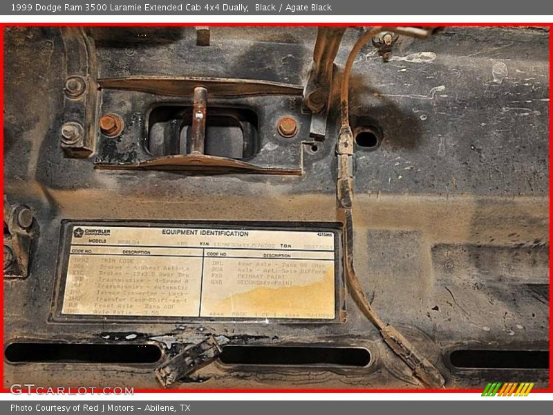 Black / Agate Black 1999 Dodge Ram 3500 Laramie Extended Cab 4x4 Dually