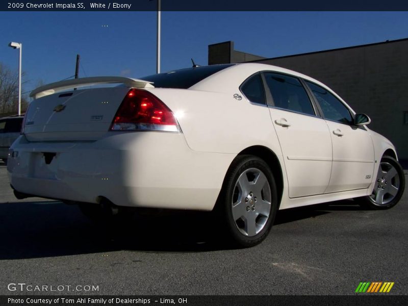 White / Ebony 2009 Chevrolet Impala SS