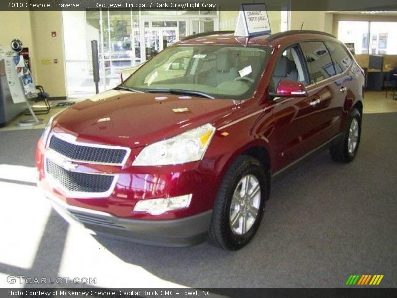 Red Jewel Tintcoat / Dark Gray/Light Gray 2010 Chevrolet Traverse LT