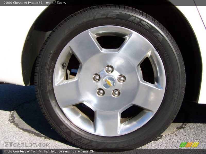 White / Ebony 2009 Chevrolet Impala SS