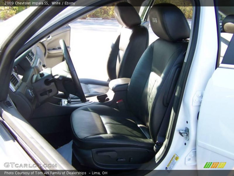 White / Ebony 2009 Chevrolet Impala SS