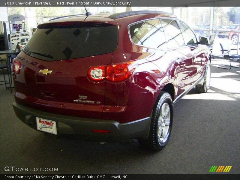 Red Jewel Tintcoat / Dark Gray/Light Gray 2010 Chevrolet Traverse LT