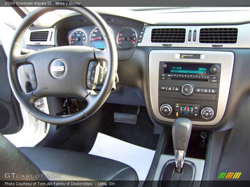 White / Ebony 2009 Chevrolet Impala SS