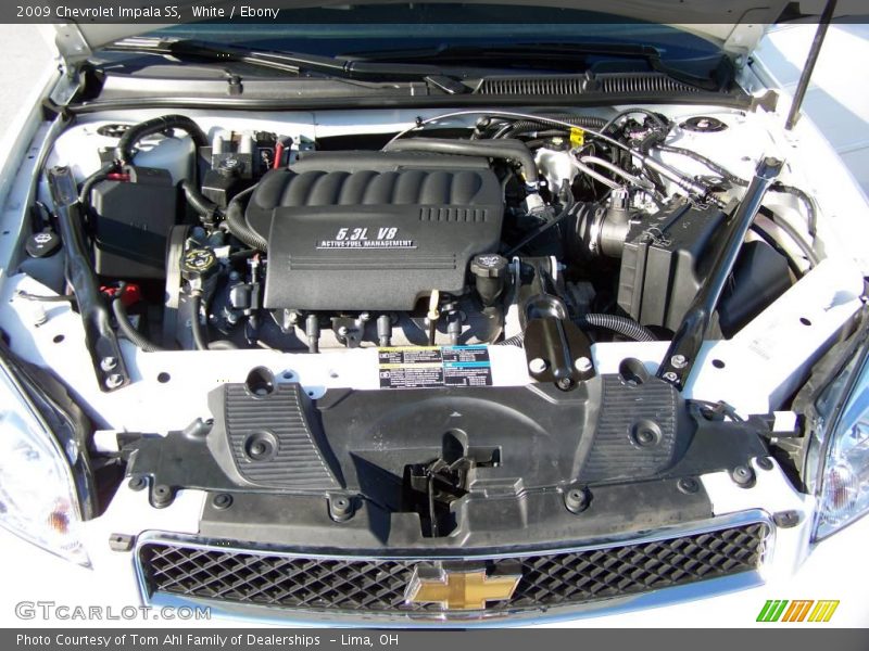 White / Ebony 2009 Chevrolet Impala SS