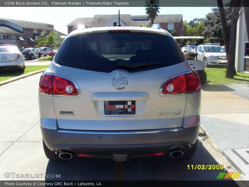 Platinum Metallic / Titanium/Dark Titanium 2008 Buick Enclave CXL