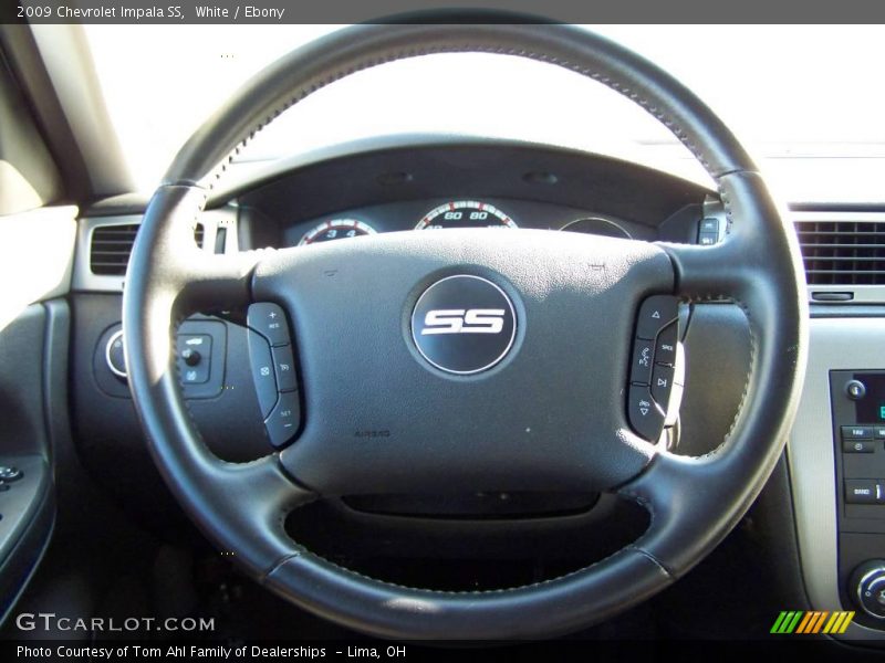 White / Ebony 2009 Chevrolet Impala SS
