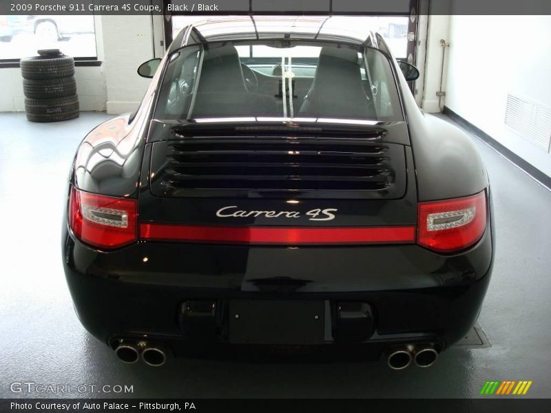 Black / Black 2009 Porsche 911 Carrera 4S Coupe
