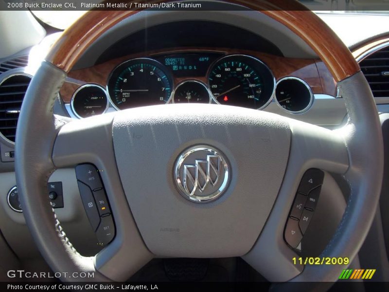 Platinum Metallic / Titanium/Dark Titanium 2008 Buick Enclave CXL
